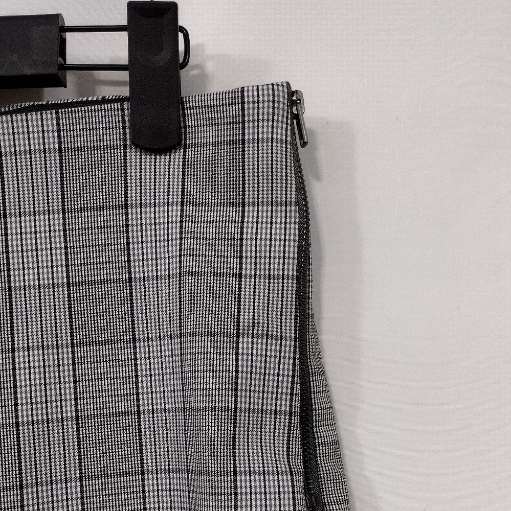 NWT A New Day Plaid Skinny Ankle Pants Women's 6 Gray Office Career Retro Y2K - Picture 4 of 12